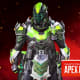 Caustic's Prestige Skin 'Apex Contagion' Tier 2 in Apex Legends Unveiled Collection Event.